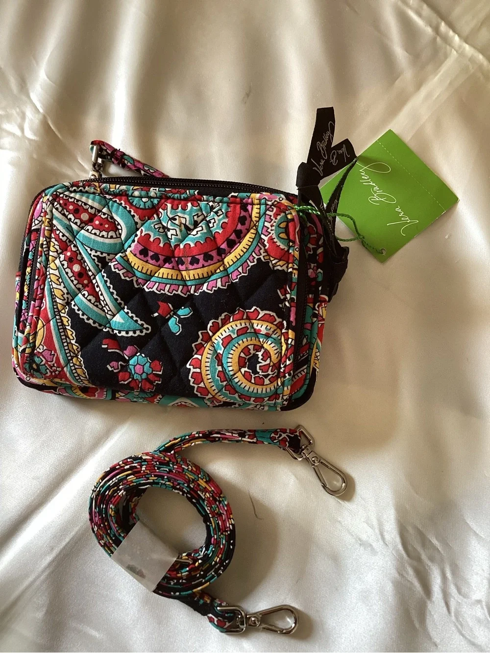 Retired, rare, Vera Bradley Parisian Paisley wristlet.